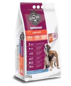 Ultra Dog Superwoof Large Breed Puppy Chicken & Rice 20KG