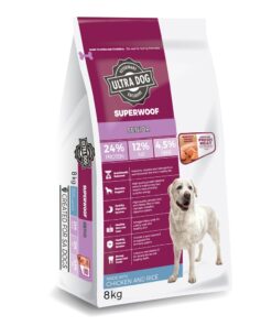 Ultra Dog Superwoof Senior  Chicken & Rice 8KG