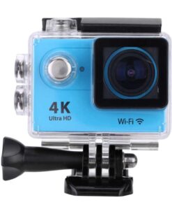 Ultra HD 4K Waterproof Sports Action Camera - Blue