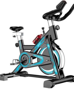 Ultra-Quiet Indoor Sports Exercise Spinning Fitness Bicycle - Blue