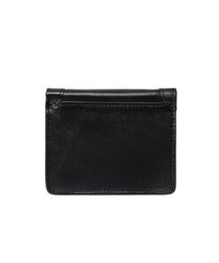 Ultra-thin Black Cowhide Leather Wallet