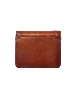 Ultra-thin Brown Cowhide Leather Wallet