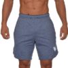 Ultrasoft Polyester Running/Training Short (Dotted Blue) - L