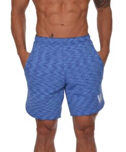 Ultrasoft Polyester Running/Training Short (Heather Blue) - S