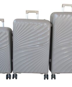 Unbreakable 3-Piece Hard-Shell Luggage Set with Combination Lock - Beige