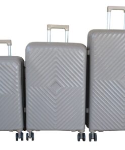 Unbreakable 3-Piece Luggage Set with Spinner Wheels,Telescoping Handle,Lock - Gold