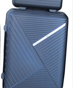 Unbreakable Travel Luggage 2 Piece Suitcases Spinner - 20" - Dark Grey