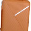 Unbreakable Travel Luggage 2 Piece Suitcases Spinner - 20" - Orange