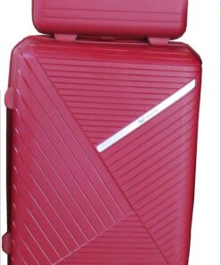 Unbreakable Travel Luggage 2 Piece Suitcases Spinner - 20" - Wine Red