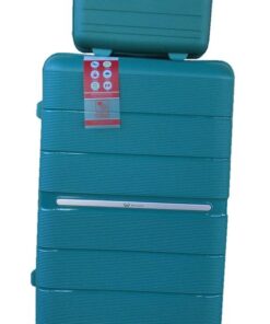 Unbreakable Travel Luggage 2 Piece Suitcases Spinner - 24" - Coral Blue