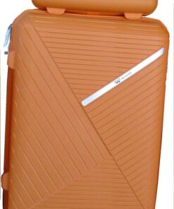 Unbreakable Travel Luggage 2 Piece Suitcases Spinner - 24" - Orange