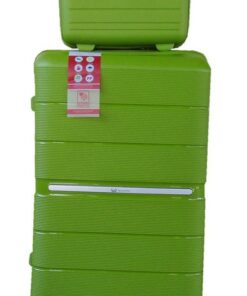 Unbreakable Travel Luggage 2 Piece Suitcases Spinner - 28" - Light Green