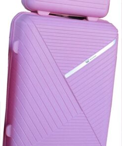 Unbreakable Travel Luggage 2 Piece Suitcases Spinner - 28" - Pink