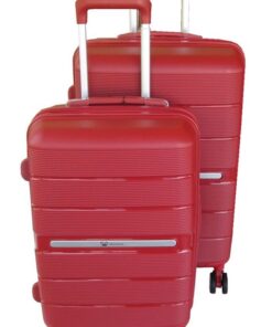 Unbreakable Travel Luggage 2 Piece Suitcases Spinner - Red
