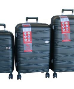Unbreakable Travel Luggage 3 Piece Suitcases Spinner - Dark Green