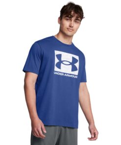 Under Armour Men's ABC Camo Boxed Logo Short Sleeve Training T-Shirt - Tech Blue/White - M