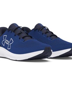 Under Armour Men's Charged Pursuit 3 BL Road Running Shoes - Tech Blue/Midnight Navy/White - UK 8.5