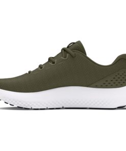 Under Armour Men's Charged Surge 4 Road Running Shoes - Marine OD Green/Marine OD Green/White - UK 8