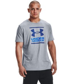 Under Armour Men's GL Foundation Short Sleeve T-Shirt - Grey - 2XL