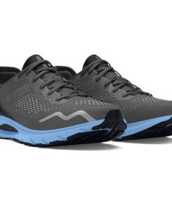 Under Armour Men's HOVR Sonic 6 Road Running Shoes - Castlerock/Black/Castlerock - UK 11