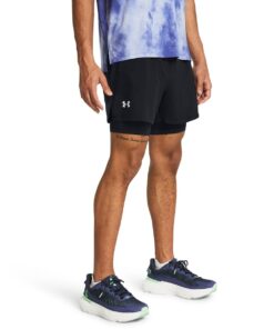 Under Armour Men's Launch 2-in-1 5-Inch Shorts - M