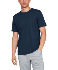 Under Armour Men's Left Chest Short Sleeve Sportstyle Tee - Academy /  / Black - S