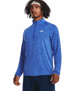 Under Armour Men's Tech 2.0 1/2 Zip Jacket - Photon Blue/White - XL