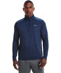 Under Armour Men's Tech Quarter-Zip Long Sleeve Top - Academy /  / Steel - M