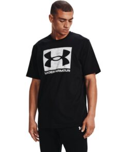 Under Armour Men's UA ABC Camo Boxed Logo Short Sleeve Tee - Black - M