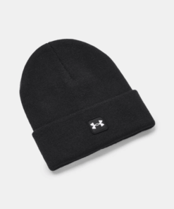 Under Armour Unisex Halftime Cuff Beanie - Black/White