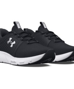 Under Armour Women's Charged Decoy Road Running Shoes - Black/White - UK 4.5