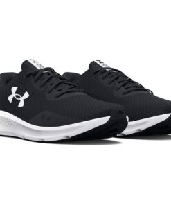 Under Armour Women's Charged Pursuit 3 Road Running Shoes - Black/White - UK 3