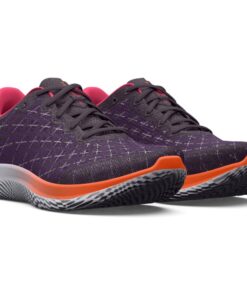 Under Armour Women's Flow Velociti Wind 2 Road Running Shoes- Purple/Pink - UK 3