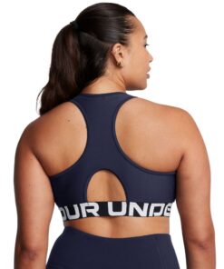 Under Armour Women's Heatgear Armour Mid Branded Training Sports Bra
