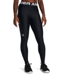 Under Armour Women's HeatGear Leggings - Black/White - XL
