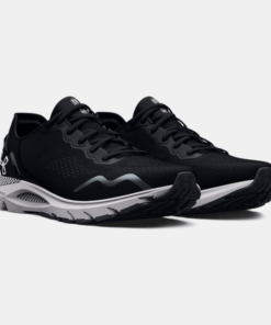 Under Armour Women's HOVR Sonic 6 Road Running Shoes - Black/White - UK 7