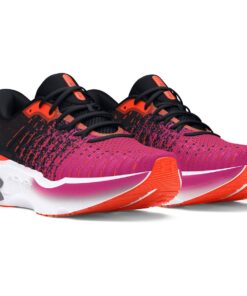 Under Armour Women's Infinite Elite Road Running Shoes - Black/Astro Pink/Phoenix Fire - UK 4