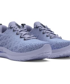 Under Armour Women's Velociti 3 Road Running Shoes - Celeste/Starlight/White - UK 8