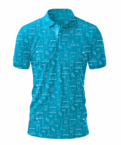UnderPar Golf Polo - Heads Up - Teal - L