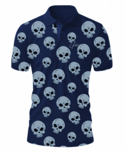 UnderPAR Skull Golfer - Blue Skull Golfer - 2 XL