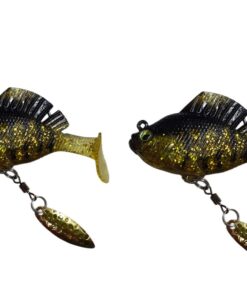 Underspin Paddle Tail Bass Lure - 2 Piece