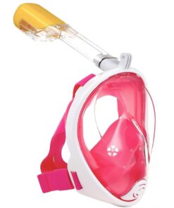 Underwater Scuba Anti-Fog Full Face Diving Mask-XL-Pink