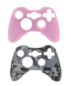 Unibright  Silicone Covers (Pack of 2) Pink and Camo for Xbox360