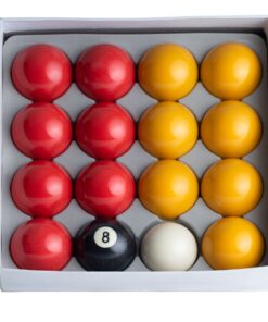 Union Billiards Standard Yellow & Red Pool Balls 2-inch