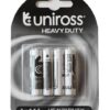Uniross AAA Heavy Duty Batteries