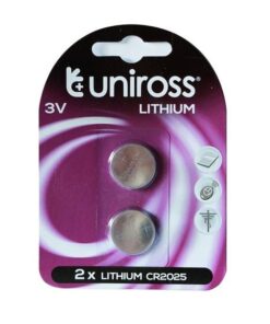 Uniross CR2025 Lithium Coin Cell