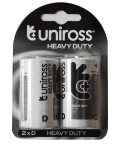 Uniross D Heavy Duty Batteries
