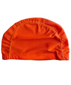 Unisex Adult Lycra Swimming Cap - Orange