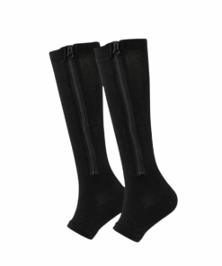 Unisex Anti-Fatigue Zip Up Compression Socks
