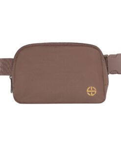 Unisex Athletica Nylon Waterproof Belt Bags by Soul Lifestyle - Caramel